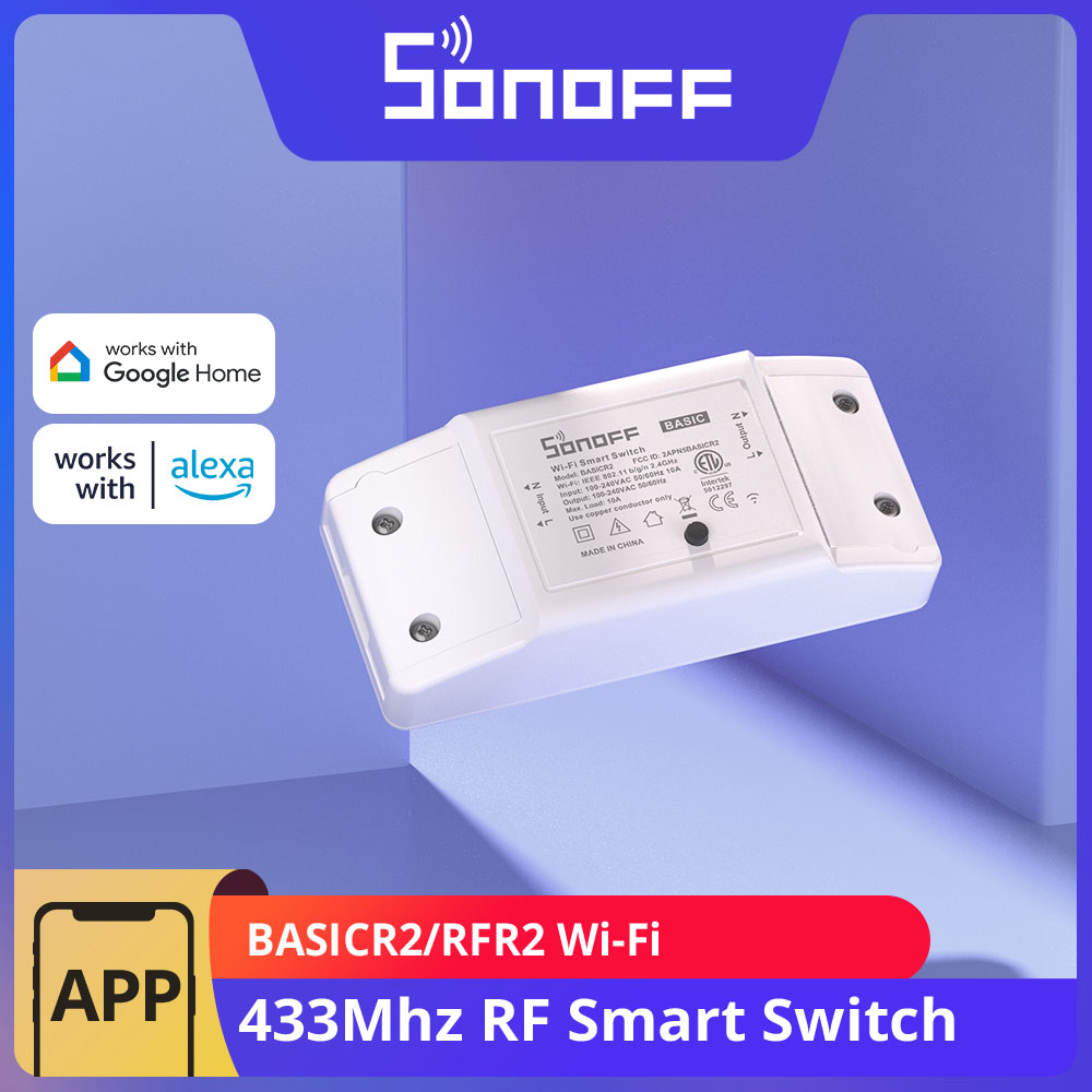 Sonoff Basic Switch - Sonoff basicr2 rfr2 wi-fi 433mhz diy