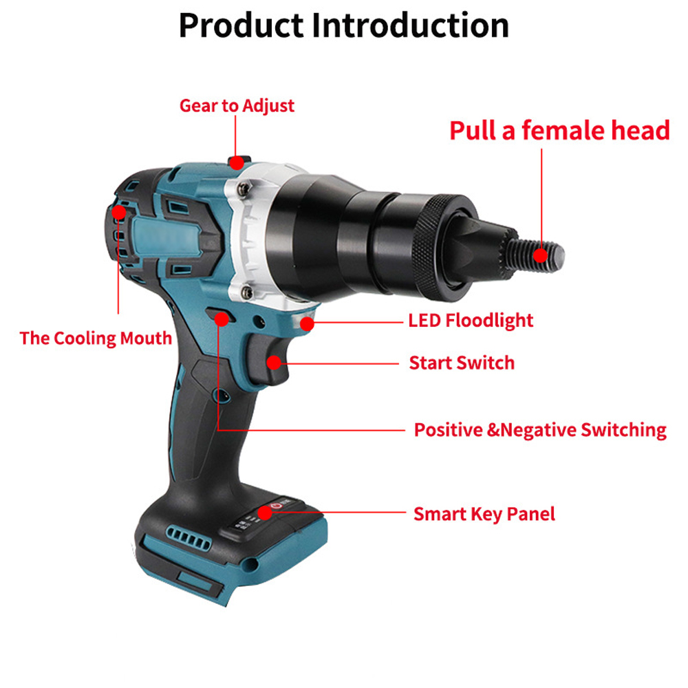 Pistola de rebitagem elétrica, - Home Automation Diy avaliação e preço