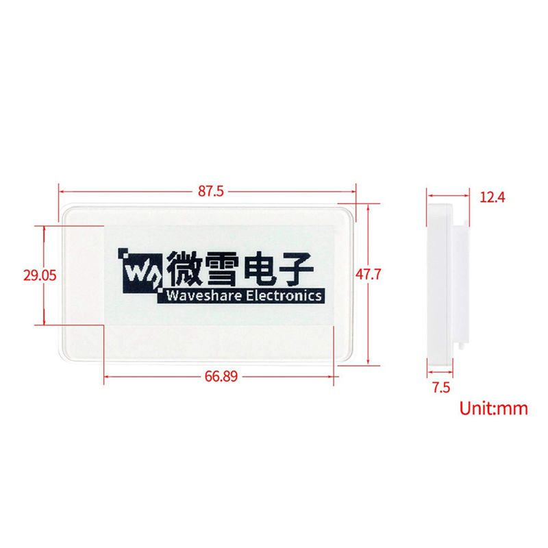 Módulo de Tela E-Ink Sem Fio d - Display Epaper 2.9 avaliação e preço