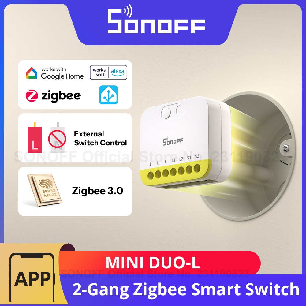Sonoff mini DUO-L interruptor  - Sonoff Basic Switch avaliação e preço