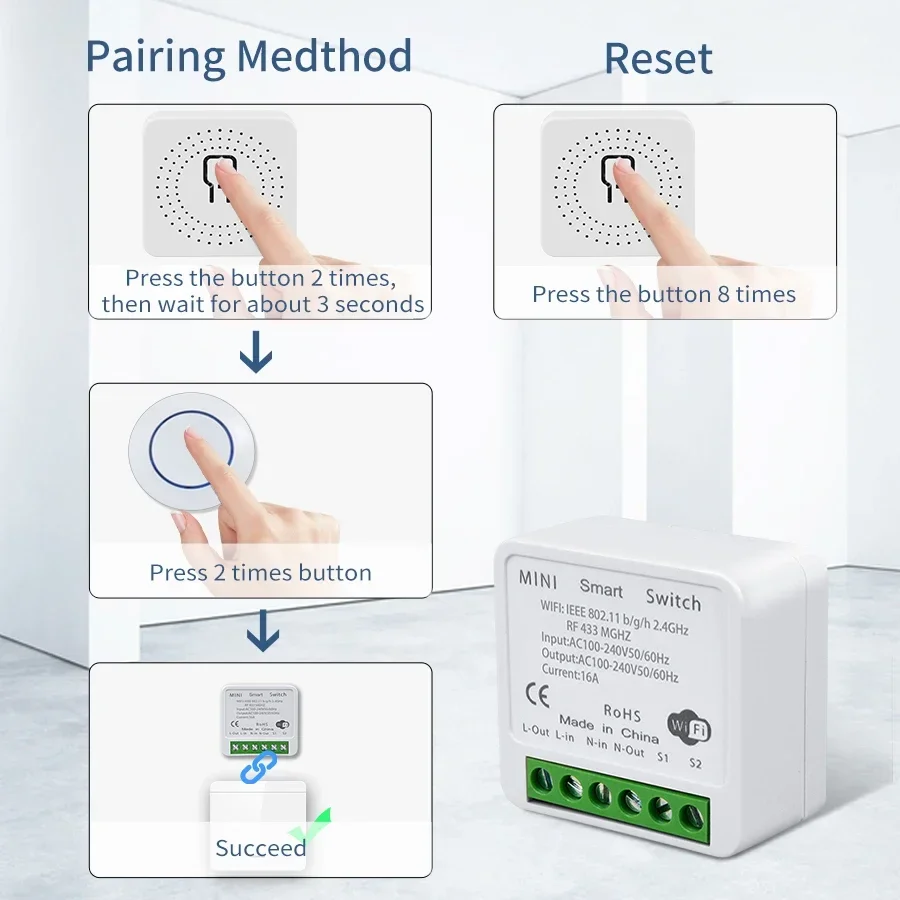 Tuya wifi interruptor intelige - Sonoff Basic Switch avaliação e preço