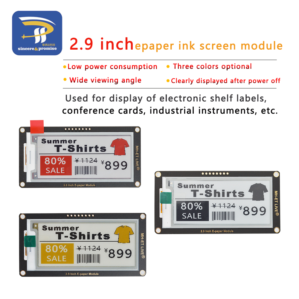 E-Ink Eink Display Screen, Mód - Display Epaper 2.9 avaliação e preço