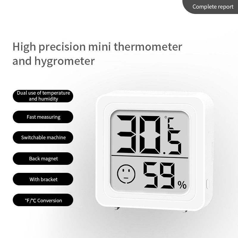 Lcd digital termômetro higrôme - Home Automation Industry avaliação e preço