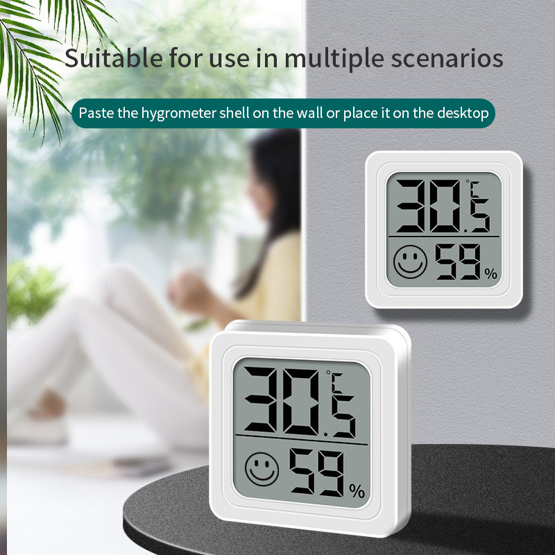 Lcd digital termômetro higrôme - Home Automation Industry avaliação e preço