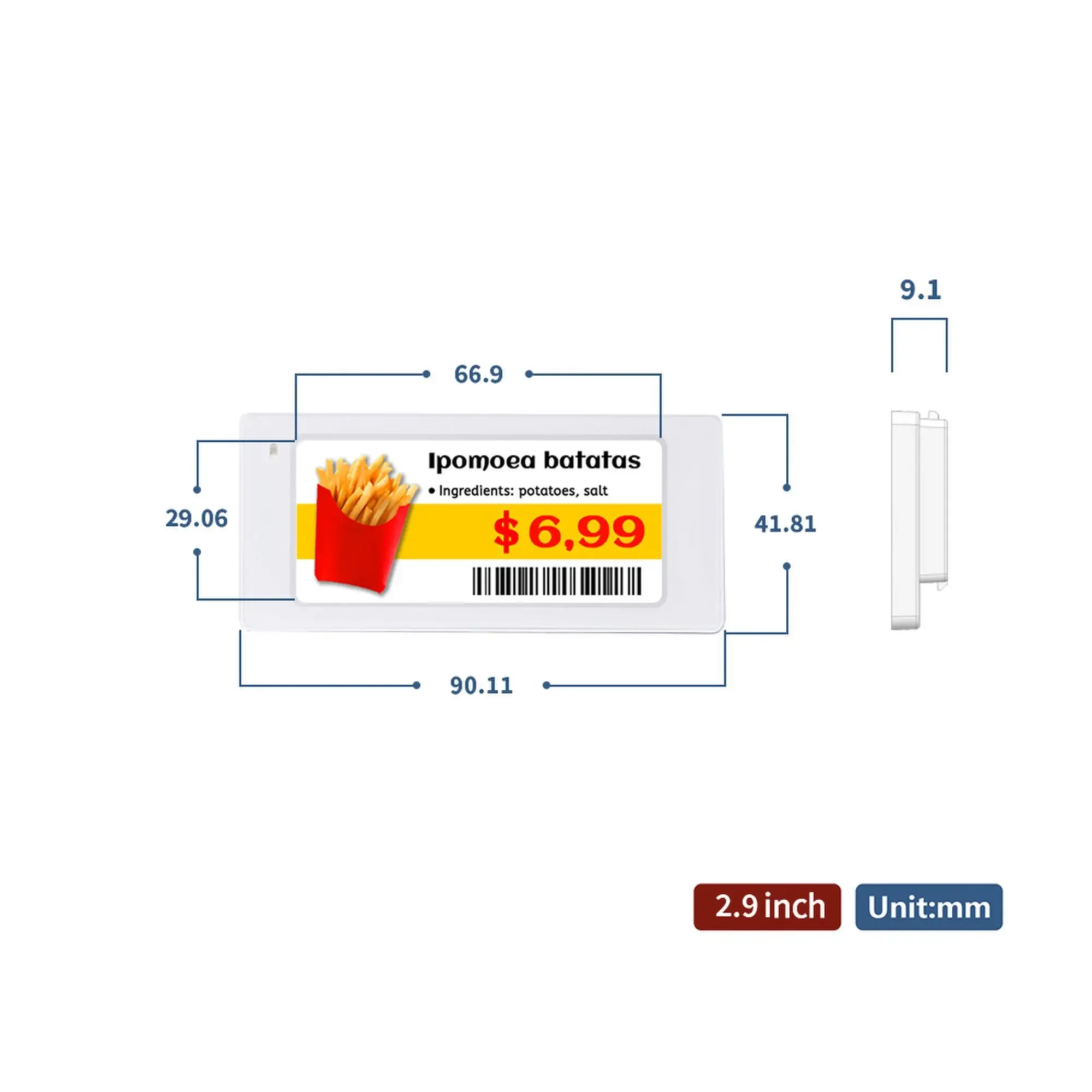10pcs 2.9 Polegada Tamanho Eti - Display Epaper 2.9 avaliação e preço
